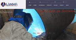 Desktop Screenshot of lambdaengenharia.com